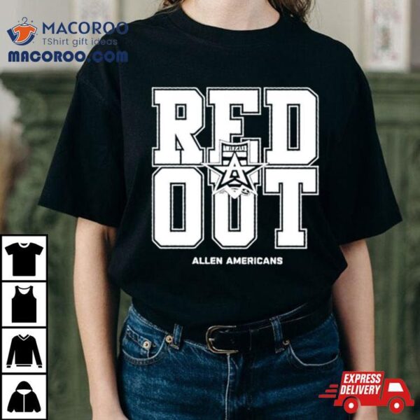 Americans Professional Hockey Red Oushirt