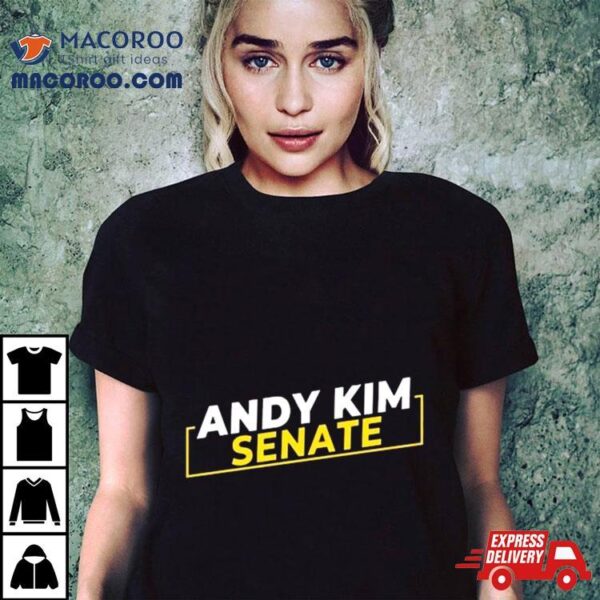 Andy Kim For Senate Logo Shirt