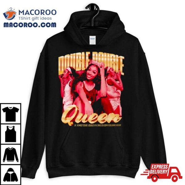 Angel Reese Double Double Queen Shirt