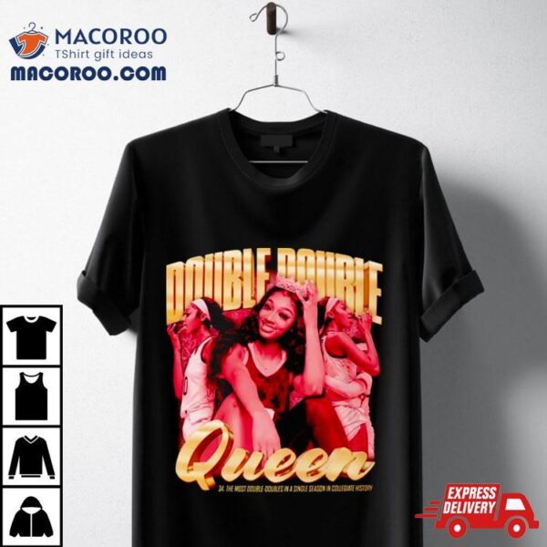 Angel Reese Double Double Queen Shirt