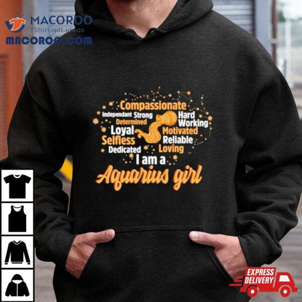 Aquarius Girl Birthday Astrology Zodiac Sign Women Aquarius Great Gifshirt