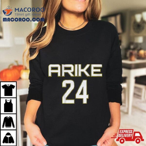 Arike Ogunbowale Notre Dame Fighting Ailen Dal 24 Shirt