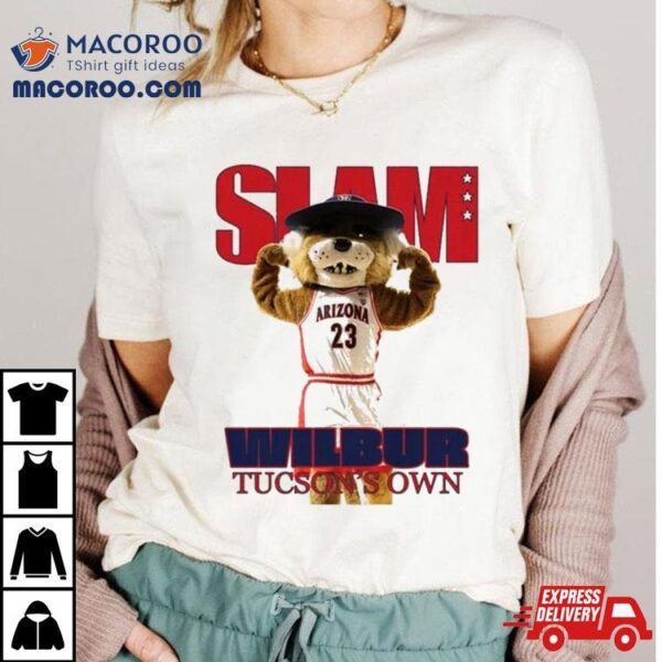 Arizona Wildcats Mascot Slam Wilbur Tucson’s Own Shirt