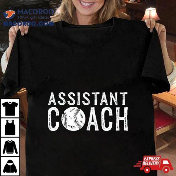 Assistant Baseball Coach Shirt