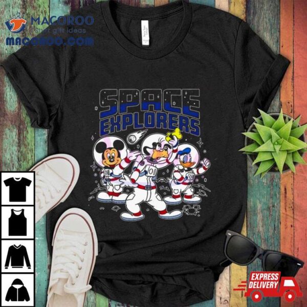 Astronaut Mickey Friends Space Explorers Shirt