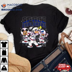 Astronaut Mickey Friends Space Explorers Tshirt