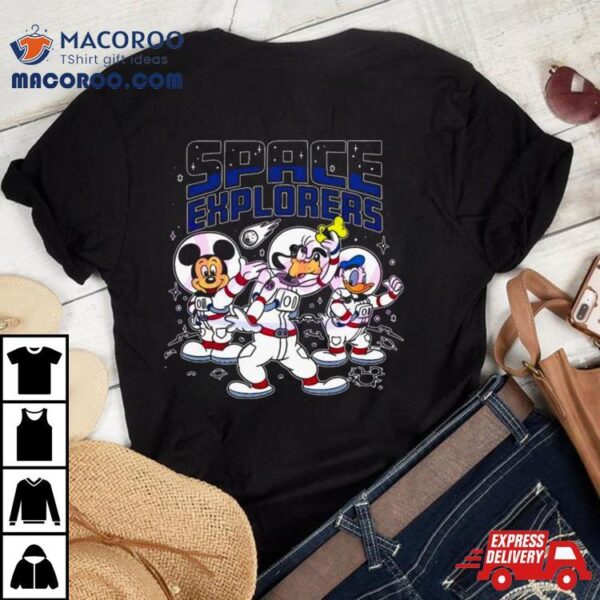 Astronaut Mickey Friends Space Explorers Shirt