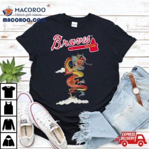 Atlanta Braves Tiny Turnip Infant Year Of The Dragon Tshirt