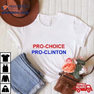 Aubrey Plaza Wearing Pro Choice Pro Clinton Shirt