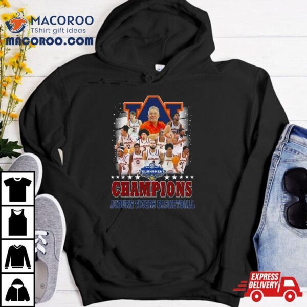 Auburn Tigers Basketball Sec Tournament Champions 2024 Shirt