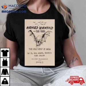 Avenged Sevenfold Jakarta Indonesia May 25 2024 Madya Stadium Shirt