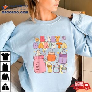 Baby Barista Funny Nurse Nicu Milk Bottle Tshirt