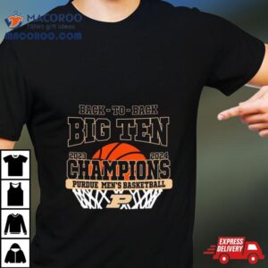 Back To Back Big Ten Champions Purdue Boilermakers Basketball Shirt