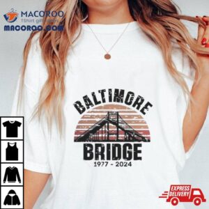 Baltimore Bridge Collapse Stay Strong Francis Scott Key Vintage Tshirt