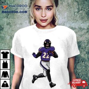 Baltimore Ravens Derrick Henry Running Holding Ball Tshirt