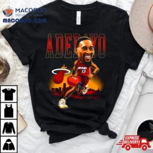 Bam Adebayo Miami Heat City View Tshirt