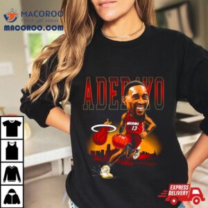 Bam Adebayo Miami Heat City View Tshirt