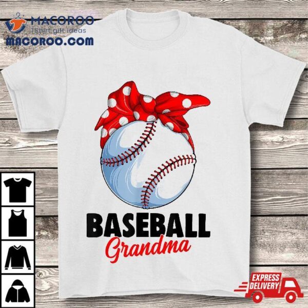 Baseball Grandma Shirt