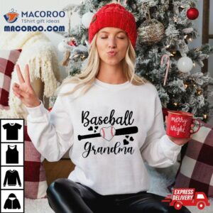 Baseball Lover Cute Grandma Shirt