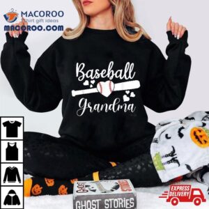 Baseball Lover Cute Grandma Tshirt