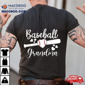 Baseball Lover Cute Grandma Tshirt