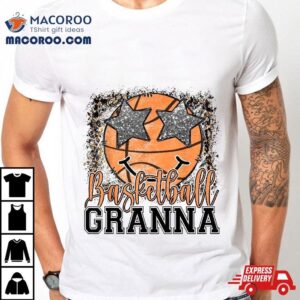 Basketball Granna Leopard Lover Family Matching Shirt