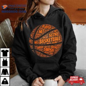 Basketball Typography Sports Score Tshirt