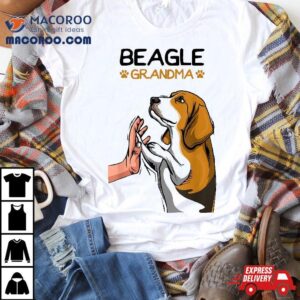Beagle Grandma Dog Mom Grandmother Mother&acirc;&acute;s Day Shirt