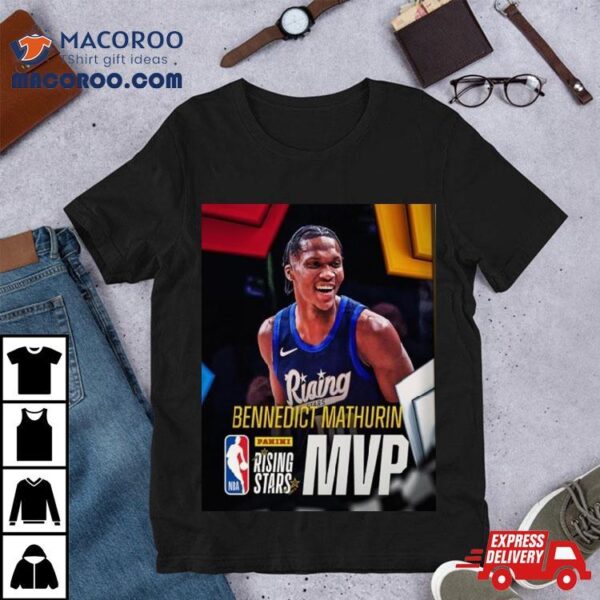 Bennedict Mathurin Wins Nba Panini Rising Stars Mvp Shirt