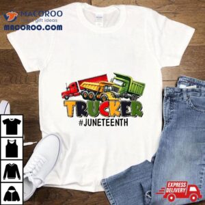 Black History Family Juneteenth Trucker For Kids Boys Shirt