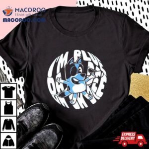 Bluey Jumping Singing I M Blue Da Ba Dee Tshirt