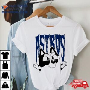 Bluey Muffin Houston Astros Mlb Team Tshirt