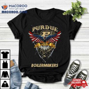 Boiler Up Purdue Boilermakers Football Us Eagle Tshirt