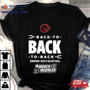 Boise State Broncos Back To Back Division I Men S Basketball Tshirt