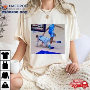 Boston Carolina Club Kyle Filipowski Appears To Intentionally Trip Harrison Ingram Photo Shirt