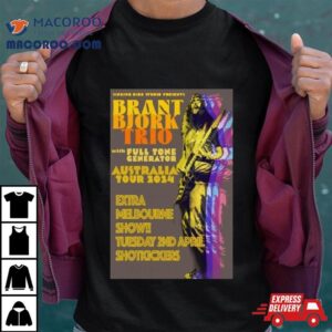 Brant Bjork Tour Australia Tshirt