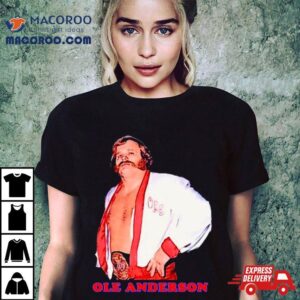 Brooks Jensen Wearing Ole Anderson Tshirt