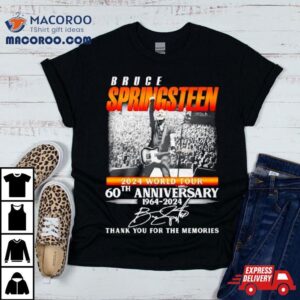 Bruce Springsteen World Tour Th Anniversary Thank You For The Memories Signature Tshirt