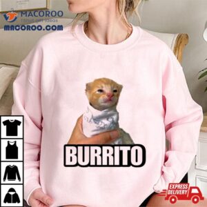 Burrito Baby Cat Cute Tshirt