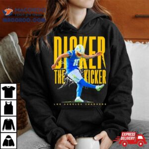 Cameron Dicker Los Angeles Chargers Lightning Tshirt