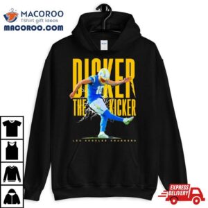 Cameron Dicker Los Angeles Chargers Lightning Tshirt