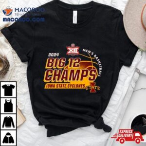 Cardinal Iowa State Cyclones 2024 Big 12 Men’s Basketball Conference Tournament Champions Locker Room Shirt