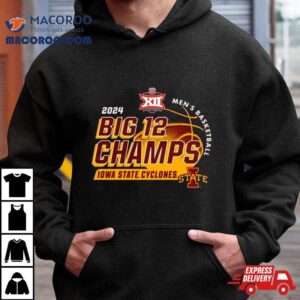 Cardinal Iowa State Cyclones Big Men S Basketball Conference Tournament Champions Locker Room Tshirt