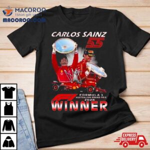Carlos Sainz Formula Australian Grand Prix Winner Tshirt