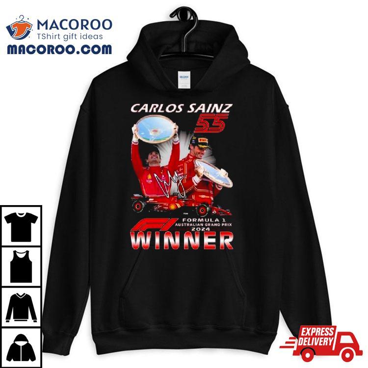 Carlos Sainz 55 Formula 1 Australian Grand Prix 2024 Winner Shirt Carlos Sainz 55 Formula 1 Australian Grand Prix 2024 Winner Shirt