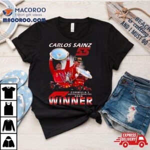 Carlos Sainz 55 Formula 1 Australian Grand Prix 2024 Winner Shirt 2 Carlos Sainz Formula Australian Grand Prix Winner Tshirt