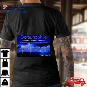 Ceraunophile A Person Who Loves Lighting And Thunder Tshirt