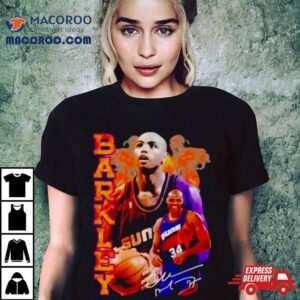 Charles Barkley Basketball Player Signature Tshirt