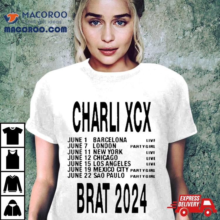 Charli Xcx Brat 2024 Shirt Charli Xcx Brat 2024 Shirt