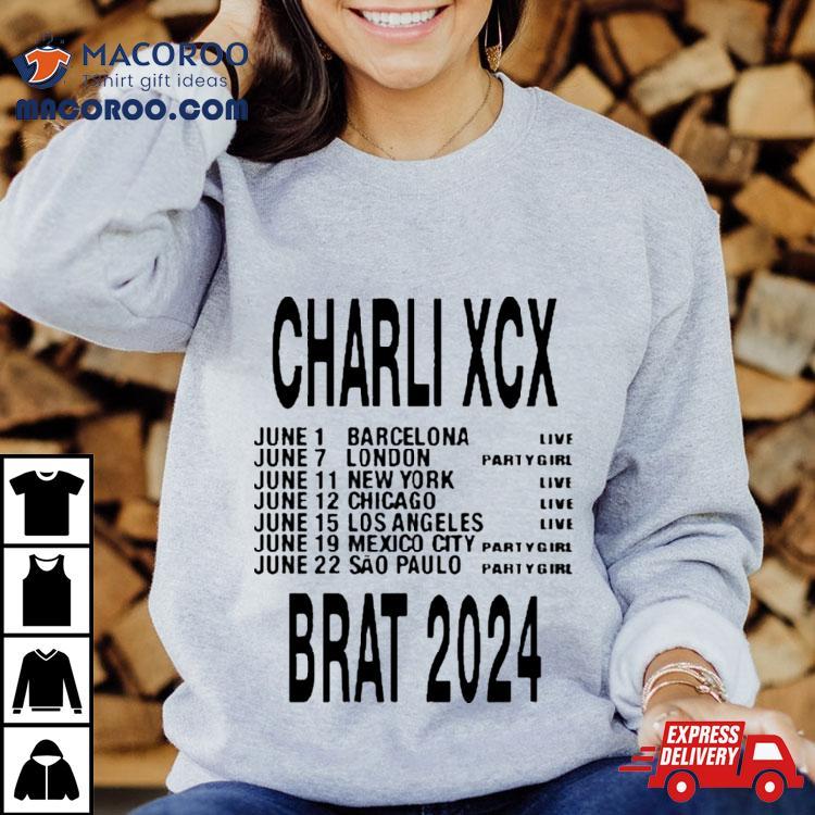 Charli Xcx Brat 2024 Shirt Charli Xcx Brat 2024 Shirt